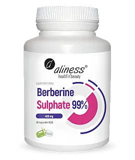 ALINESS Berberine Sulphate 400 mg 60 kaps.