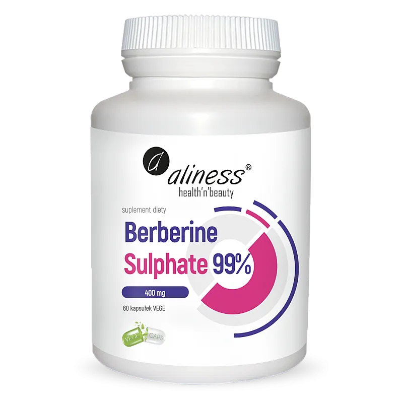 ALINESS Berberine Sulphate 400 mg 60 kaps.