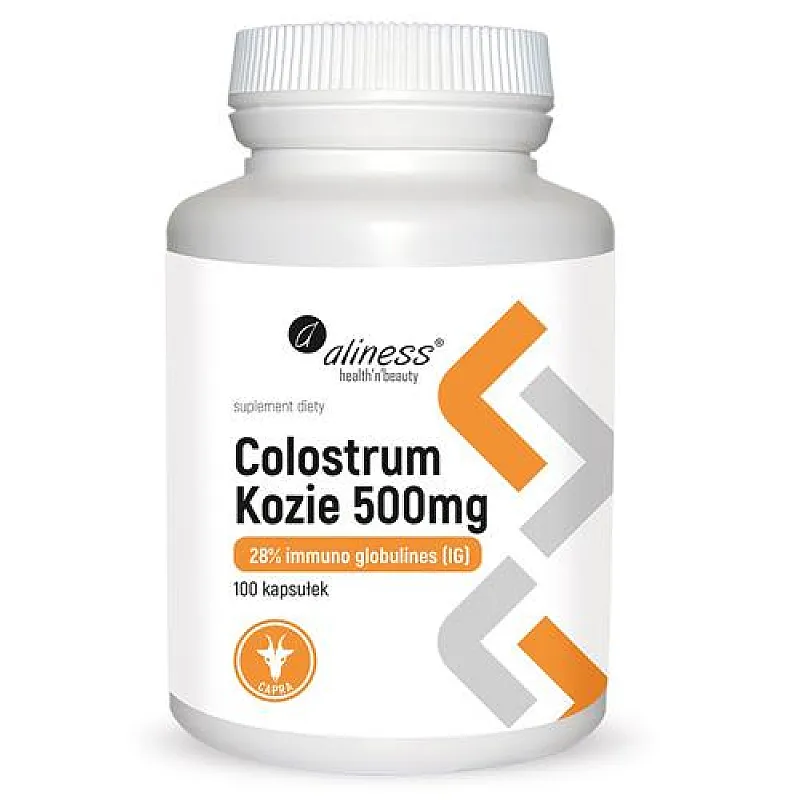 ALINESS Colostrum Kozie 500mg 100 kaps.