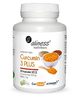 ALINESS Curcumin C3 Plus 500mg 60 kaps.