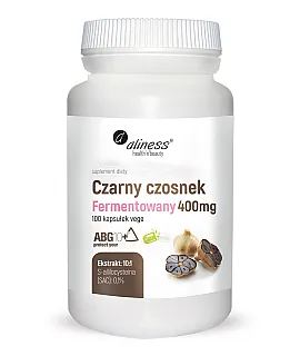 ALINESS Czarny Czosnek Fermentowany 400mg 100 kaps.