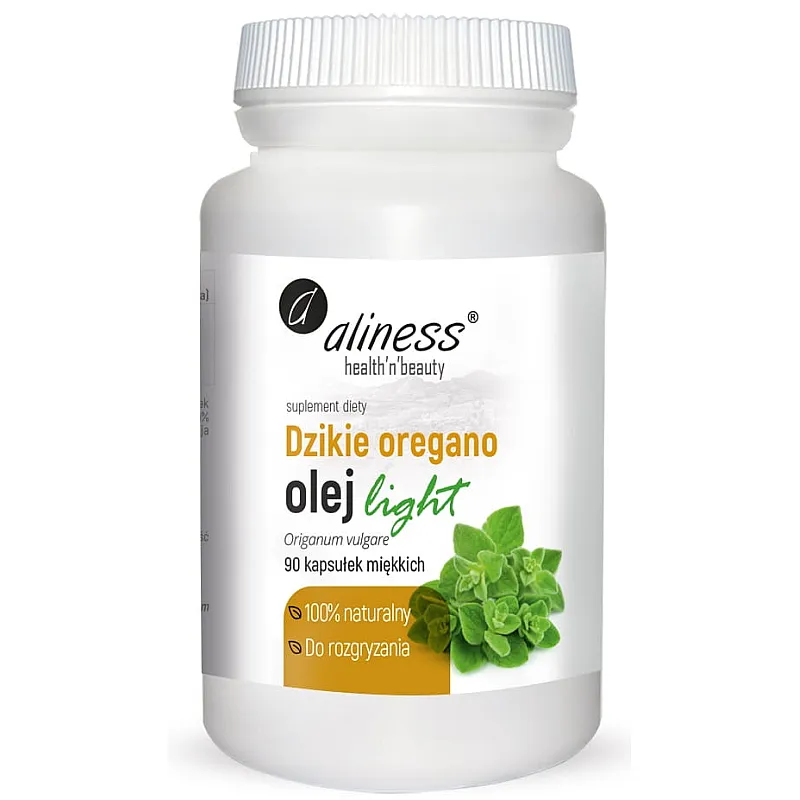 ALINESS Dzikie Oregano Olej Light 90 kaps.