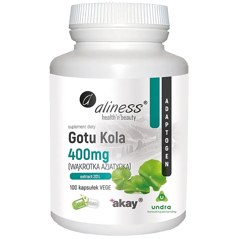 ALINESS Gotu Kola 400mg 100 kaps.