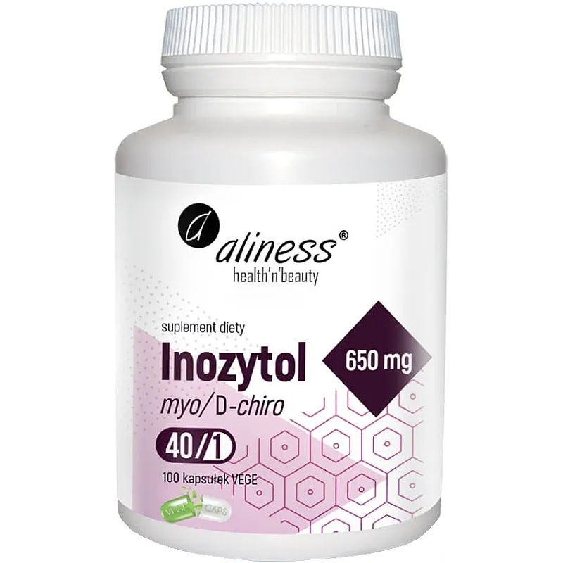 ALINESS Inozytol Myo/D-chiro 40:1 650 mg 100 kaps.