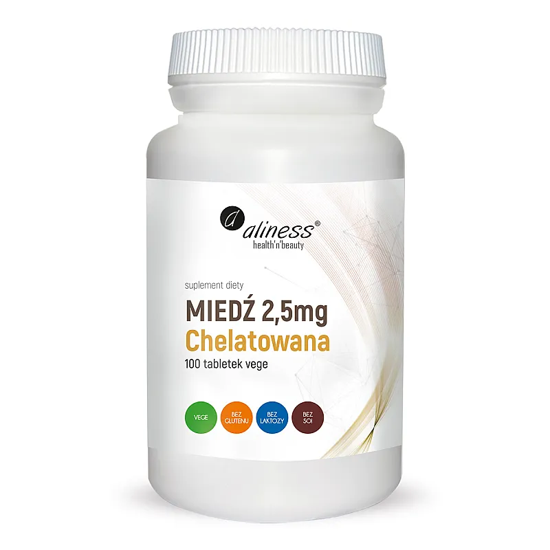 ALINESS Miedź Chelatowana 2,5mg 100 tab.