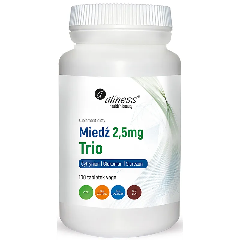 ALINESS Miedź Trio 2,5mg 100 tab.