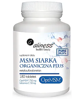 ALINESS MSM Siarka Organiczna Plus 180 tab.