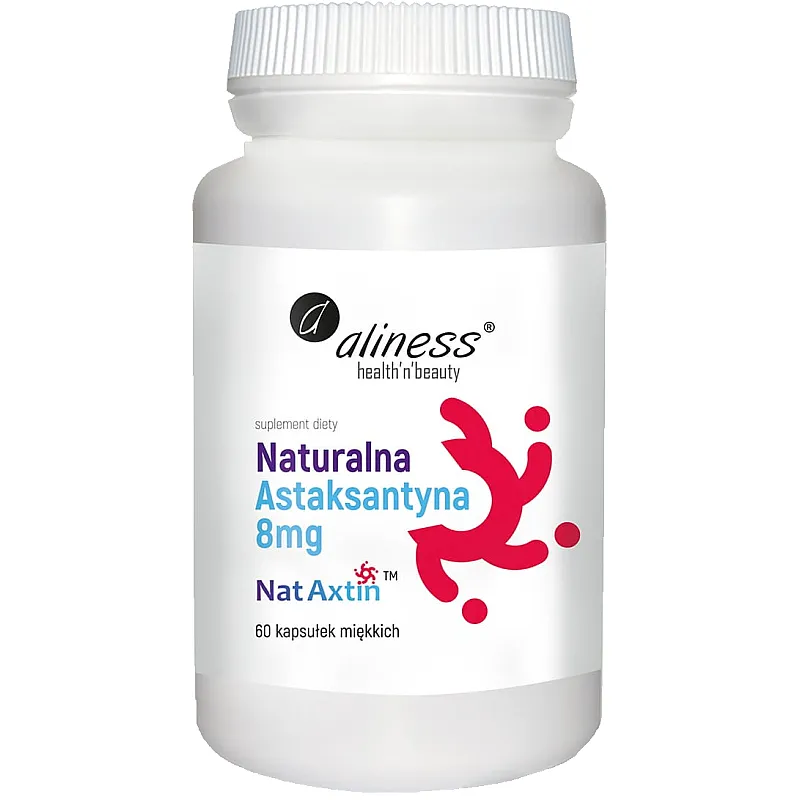 ALINESS Naturalna Astaksantyna 8mg 60 kaps.