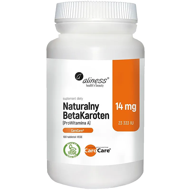 ALINESS Naturalny BetaKaroten 14mg 100 tab.