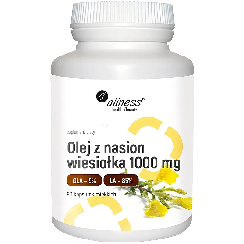 ALINESS Olej z nasion wiesiołka 1000mg 90 kaps.