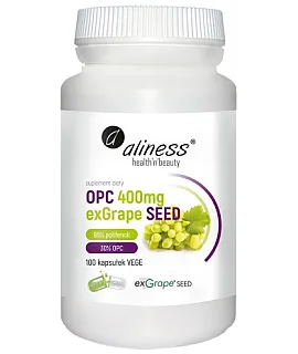 ALINESS OPC exGrape Seed 400mg 100 kaps.