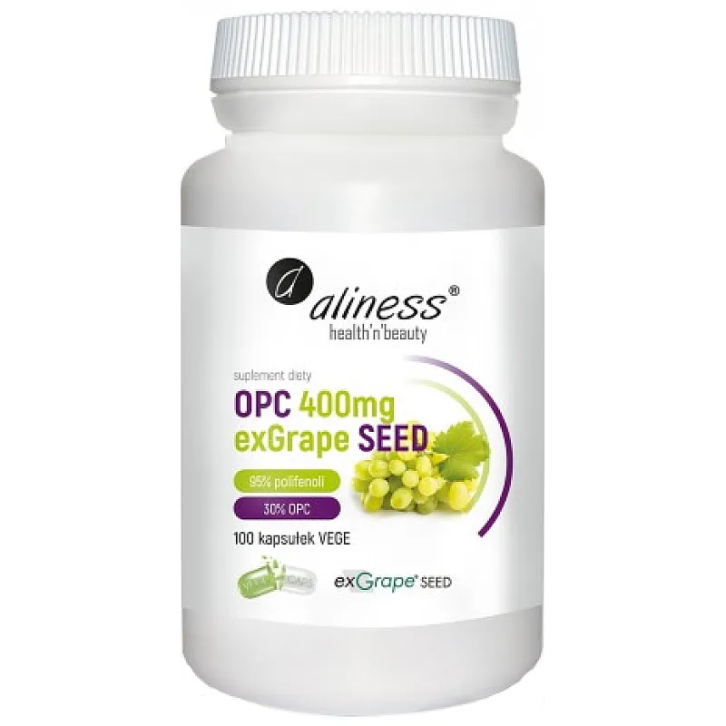 ALINESS OPC exGrape Seed 400mg 100 kaps.