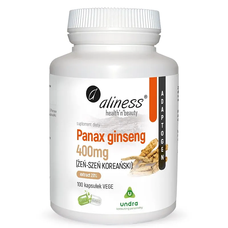 ALINESS Panax Ginseng 400mg 100 kaps.