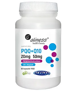 ALINESS PQQ 20mg + Q10 50mg 60 kaps.