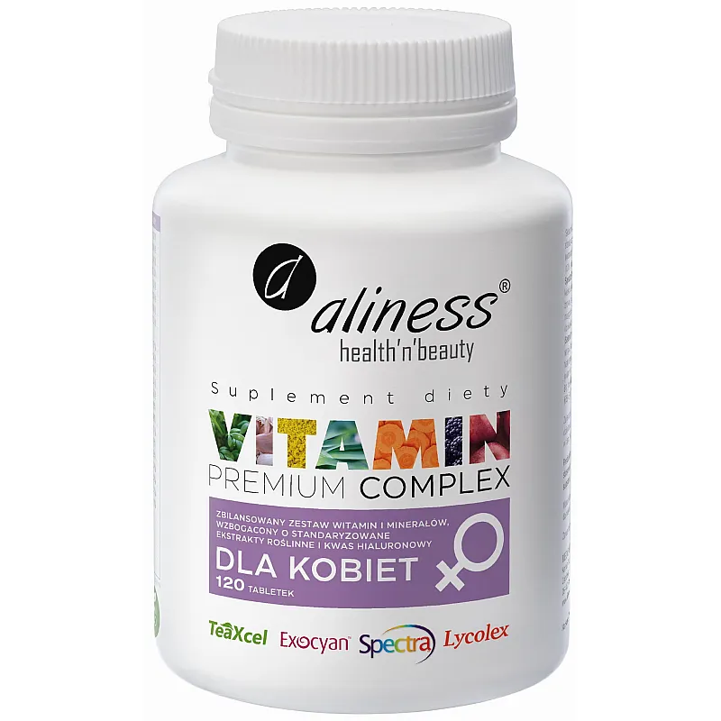 ALINESS Premium Vitamin Complex dla Kobiet 120 tab.