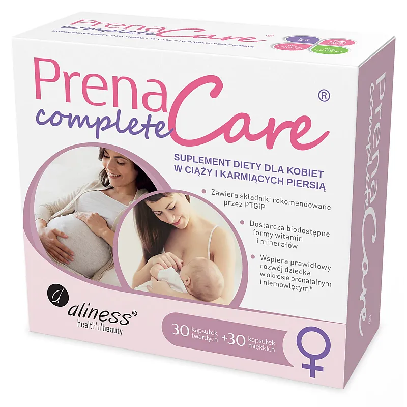 ALINESS PrenaCare® Complete dla kobiet w ciąży i karmiących 60 kaps.