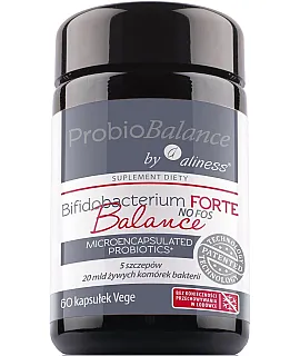 ALINESS ProbioBalance Bifidobacterium Balance Forte NO FOS 20 mld 60 kaps.