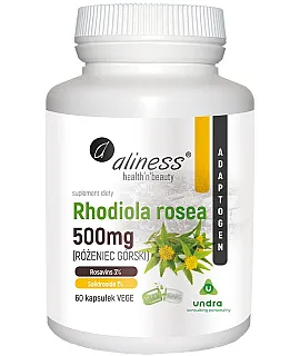 ALINESS Rhodiola Rosea 500mg 60 kaps.