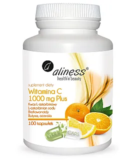 ALINESS Witamina C 1000mg Plus 100 kaps.