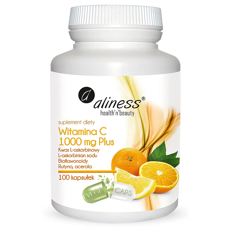 ALINESS Witamina C 1000mg Plus 100 kaps.