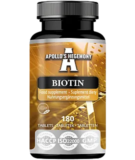 Biotyna (Witamina B7) Biotin 180 tab. APOLLO'S HEGEMONY