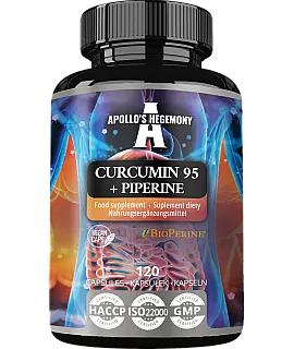 APOLLO'S HEGEMONY Curcumin 95 + Piperine 120 kaps.