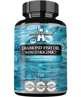 APOLLO'S HEGEMONY Diamond Fish Oil D3 & K2 120 kaps.