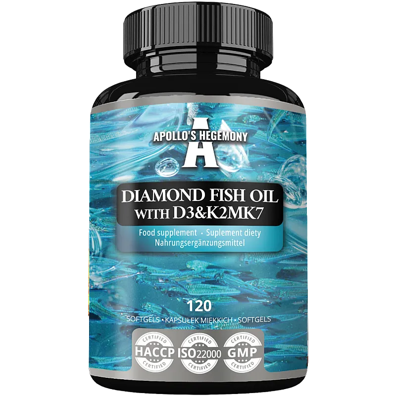 APOLLO'S HEGEMONY Diamond Fish Oil D3 & K2 120 kaps. 