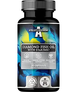 APOLLO'S HEGEMONY Diamond Fish Oil D3 & K2 30 kaps.