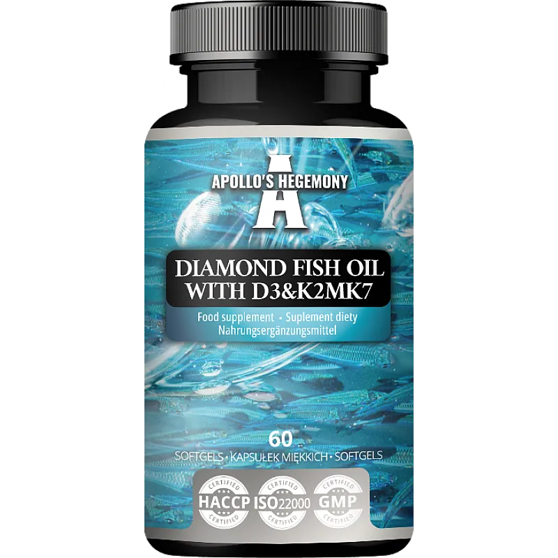 APOLLO'S HEGEMONY Diamond Fish Oil D3 & K2 60 kaps. 