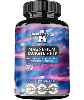 APOLLO'S HEGEMONY Magnesium Taurate + P5P 200 kaps.