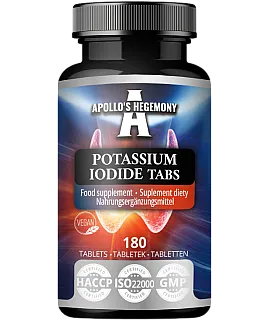 APOLLO'S HEGEMONY Potassium Iodide Tabs 180 tab.