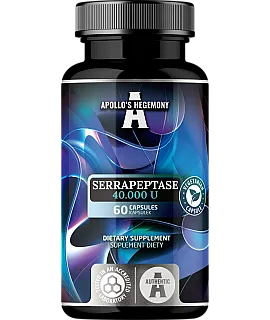 APOLLO'S HEGEMONY Serrapeptase 40.000 U 60 kaps.