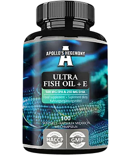 APOLLO'S HEGEMONY Ultra Fish Oil + E 100 kaps.