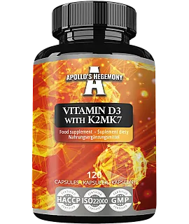 APOLLO'S HEGEMONY Vitamin D3 & K2 MK7 120 kaps.