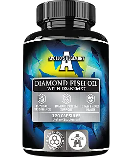 APOLLO'S HEGEMONY Diamond Fish Oil D3 & K2 120 kaps.