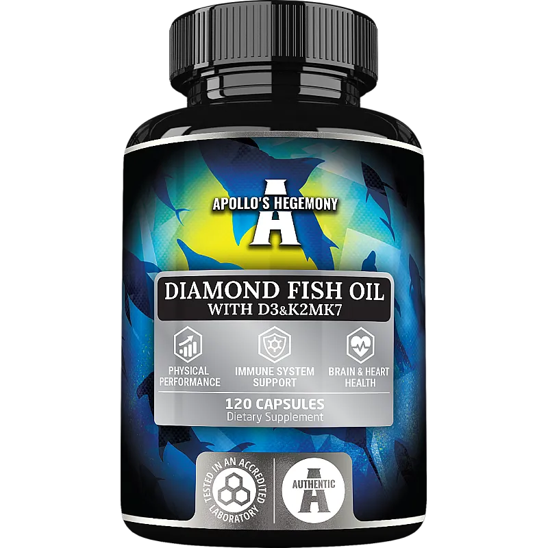 APOLLO'S HEGEMONY Diamond Fish Oil D3 & K2 120 kaps. 