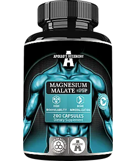 APOLLO'S HEGEMONY Magnesium Malate + P5P 200 kaps.