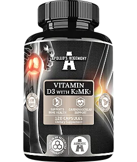 APOLLO'S HEGEMONY Vitamin D3 & K2 MK7 120 kaps.