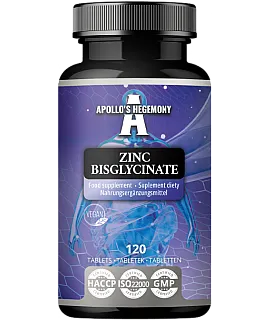 APOLLO'S HEGEMONY Zinc Bisglycinate 120 tab.