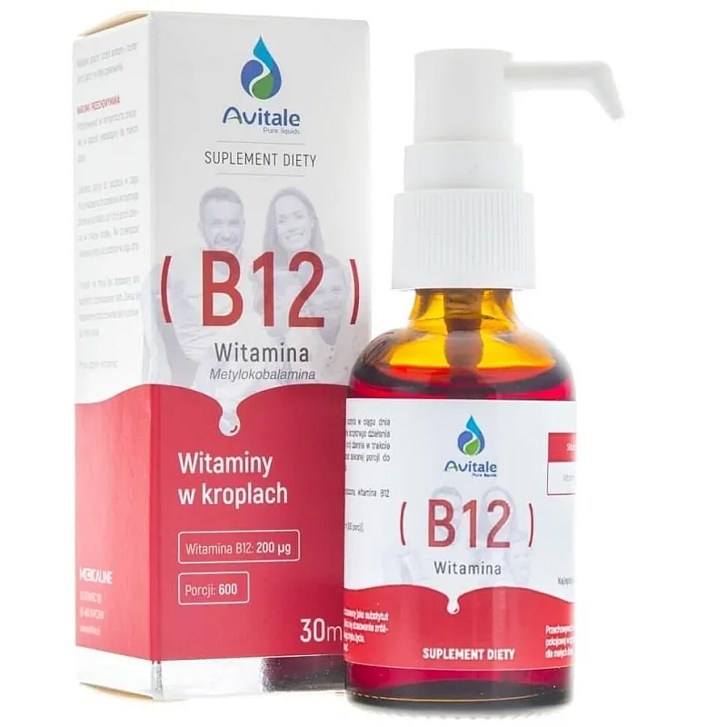 AVITALE Witamina B12 200 mcg 30 ml