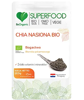 BEORGANIC Chia Nasiona Bio 200g