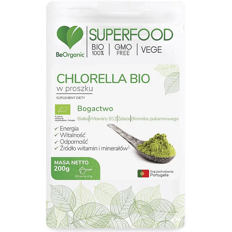 BEORGANIC Chlorella BIO 200g