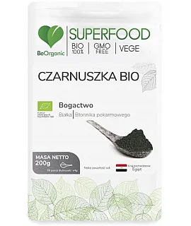 BEORGANIC Czarnuszka BIO 200g