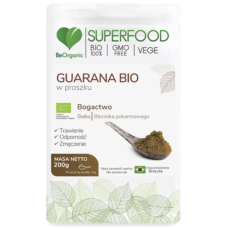 BEORGANIC Guarana BIO 200g