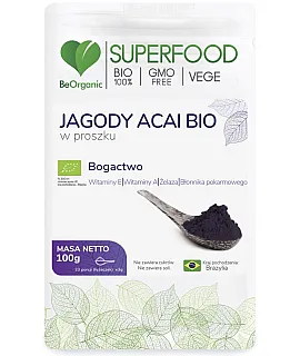 BEORGANIC Jagody Acai BIO 100g