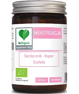 BEORGANIC Menstruacja Bio 100 tab.