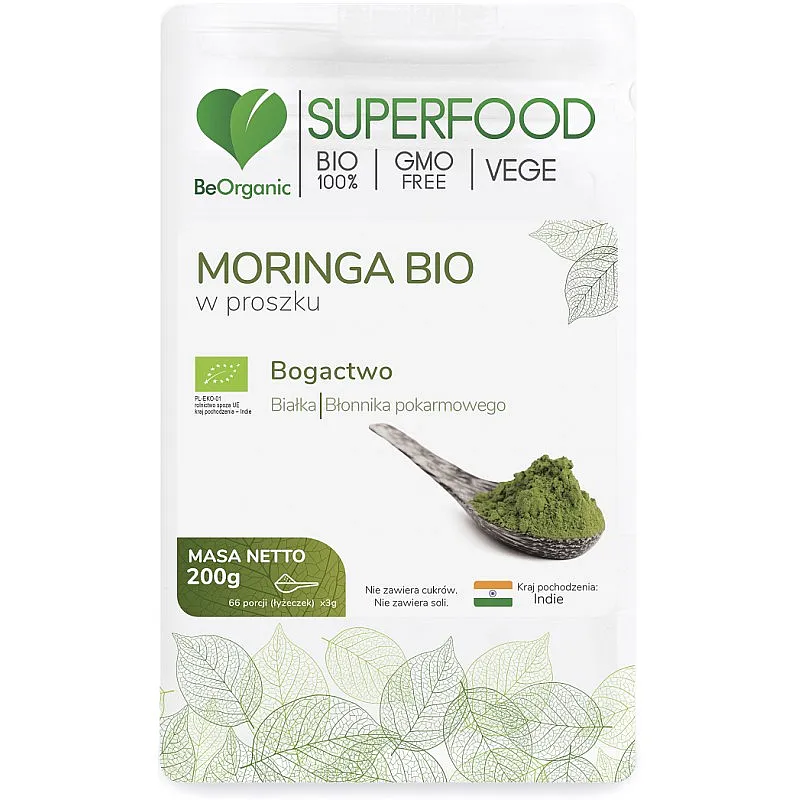 BEORGANIC Moringa BIO 200g