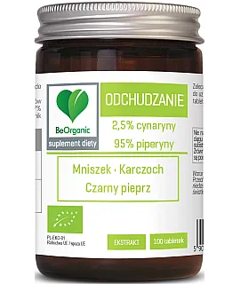 BEORGANIC Odchudzanie Bio 100 tab.