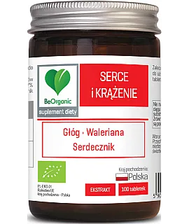 BEORGANIC Serce i krążenie Bio 100 tab.